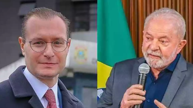 Presidente Jair Bolsonaro com a filha Laura rumo ao Guarujá critica Doria e  fala sobre Candidatos 